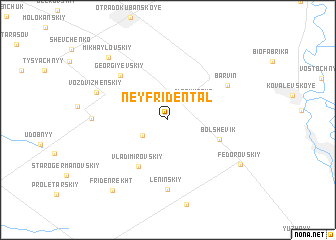 map of Ney-Fridental\