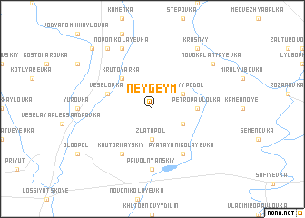 map of Ney-Geym