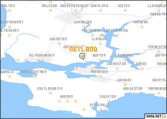 map of Neyland