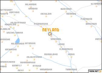 map of Neyland