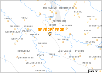 map of Ney Nardebān