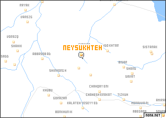 map of Ney Sūkhteh