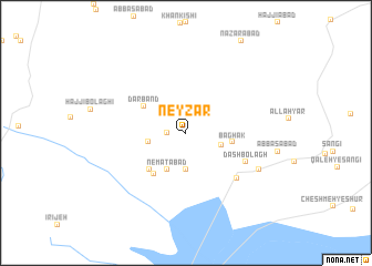 map of Neyzār