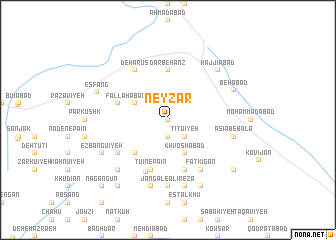 map of Neyzār