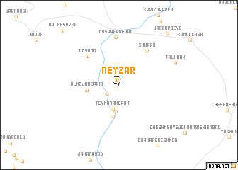 map of Neyzār