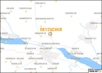 map of Neyzuchka