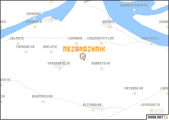 map of Nezamozhnik