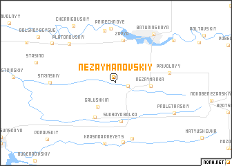 map of Nezaymanovskiy