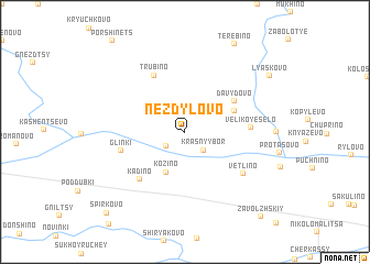 map of Nezdylovo