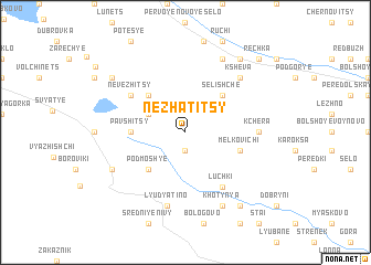 map of Nezhatitsy