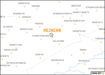 map of Nezhcha