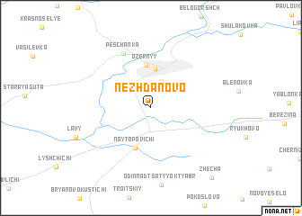 map of Nezhdanovo