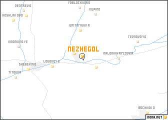 map of Nezhegol\
