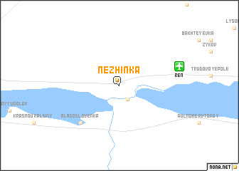map of Nezhinka
