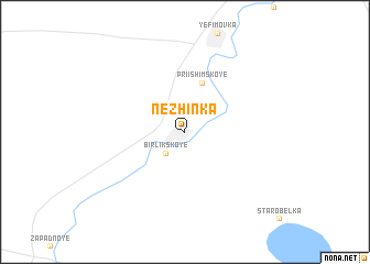 map of Nezhīnka