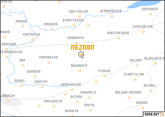 map of Neznanʼ