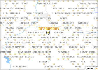 map of Neznašovy