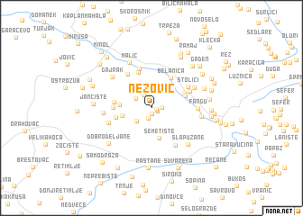 map of Nezović