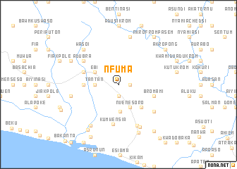 map of Nfuma