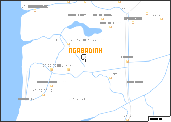 map of Ngã Ba Ðình