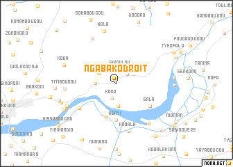 map of Ngabako Droit