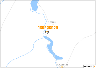 map of Ngabakoro