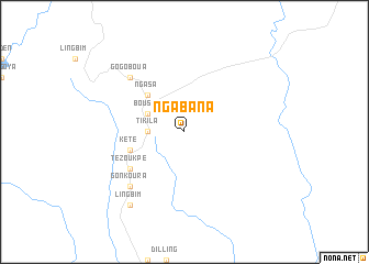 map of Ngabana