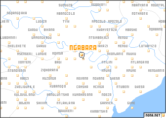 map of Ngabara