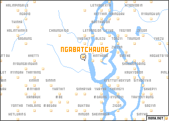 map of Ngabatchaung
