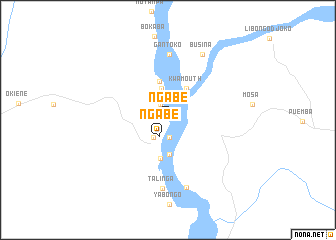 map of Ngabé
