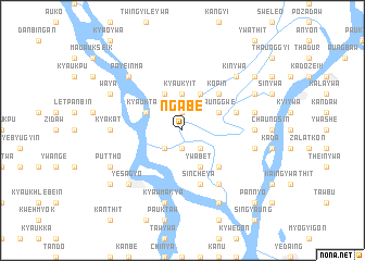 map of Ngabe