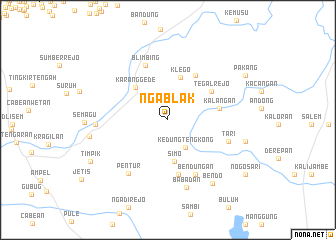 map of Ngablak