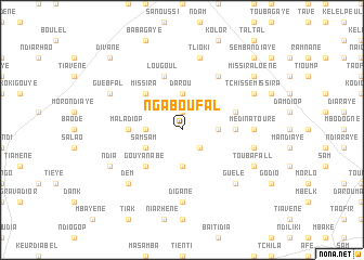 map of Ngabou Fal