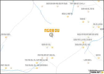 map of Ngabou