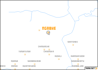 map of Ngabwe