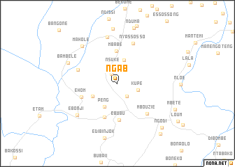 map of Ngab