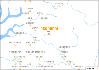 map of Ngadandi