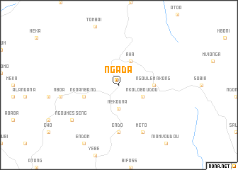 map of Ngada