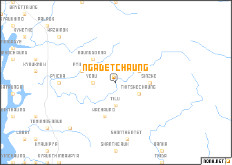 map of Ngadetchaung