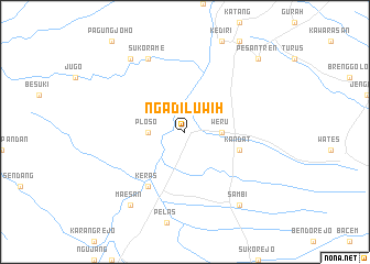 map of Ngadiluwih