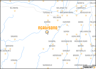 map of Ngadisono