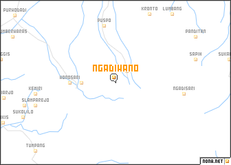 map of Ngadiwano