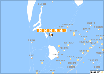 map of Ngad Ngourane