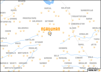 map of Ngaduman