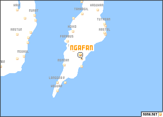 map of Ngafan