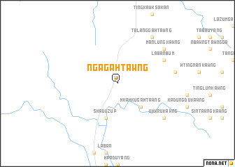 map of Ngagahtawng