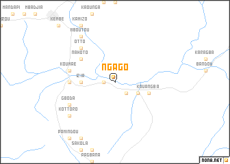 map of Ngago