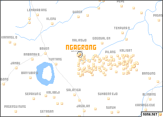 map of Ngagrong