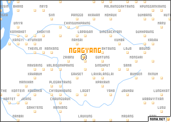 map of Ngagyang