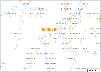 map of Ngagyi-in